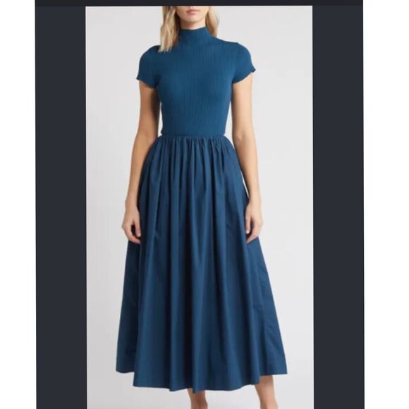 En Saison Dresses & Skirts - NWT Nordstrom En Saison Lafayette Mixed Media Maxi dress medium teal